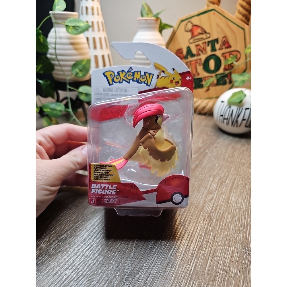 Jazwares Pokemon Battle‎ Ready Figure Pigeotto New